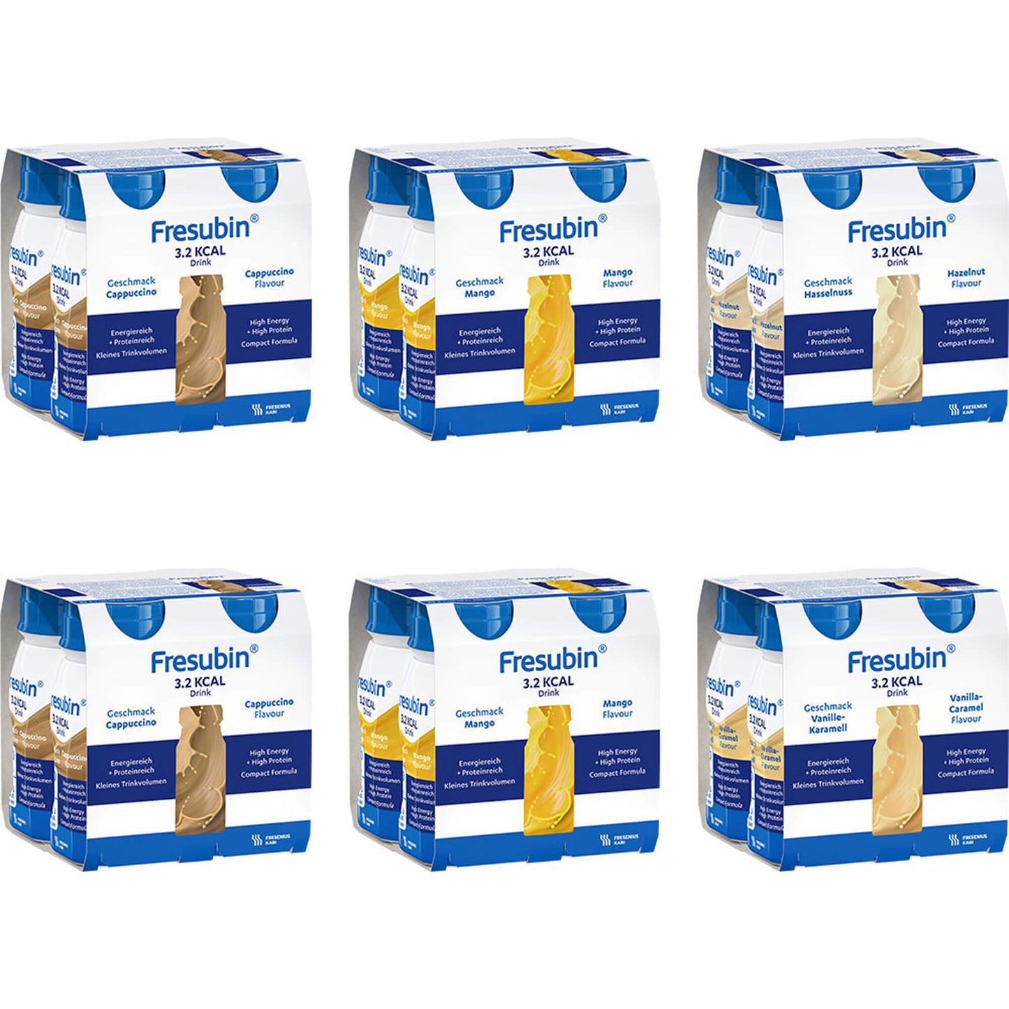 FRESUBIN 3.2 kcal DRINK Mischkarton 24X125 ml