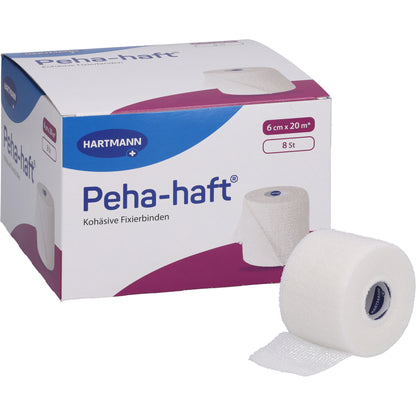 PEHA-HAFT Fixierbinde latexfrei 6 cmx20 m 8 St
