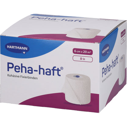 PEHA-HAFT Fixierbinde latexfrei 6 cmx20 m 8 St