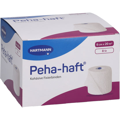 PEHA-HAFT Fixierbinde latexfrei 6 cmx20 m 8 St