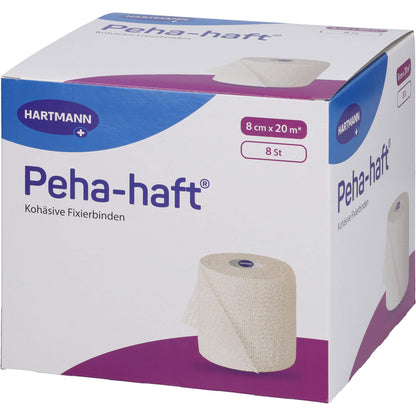 PEHA-HAFT Fixierbinde latexfrei 8 cmx20 m 8 St