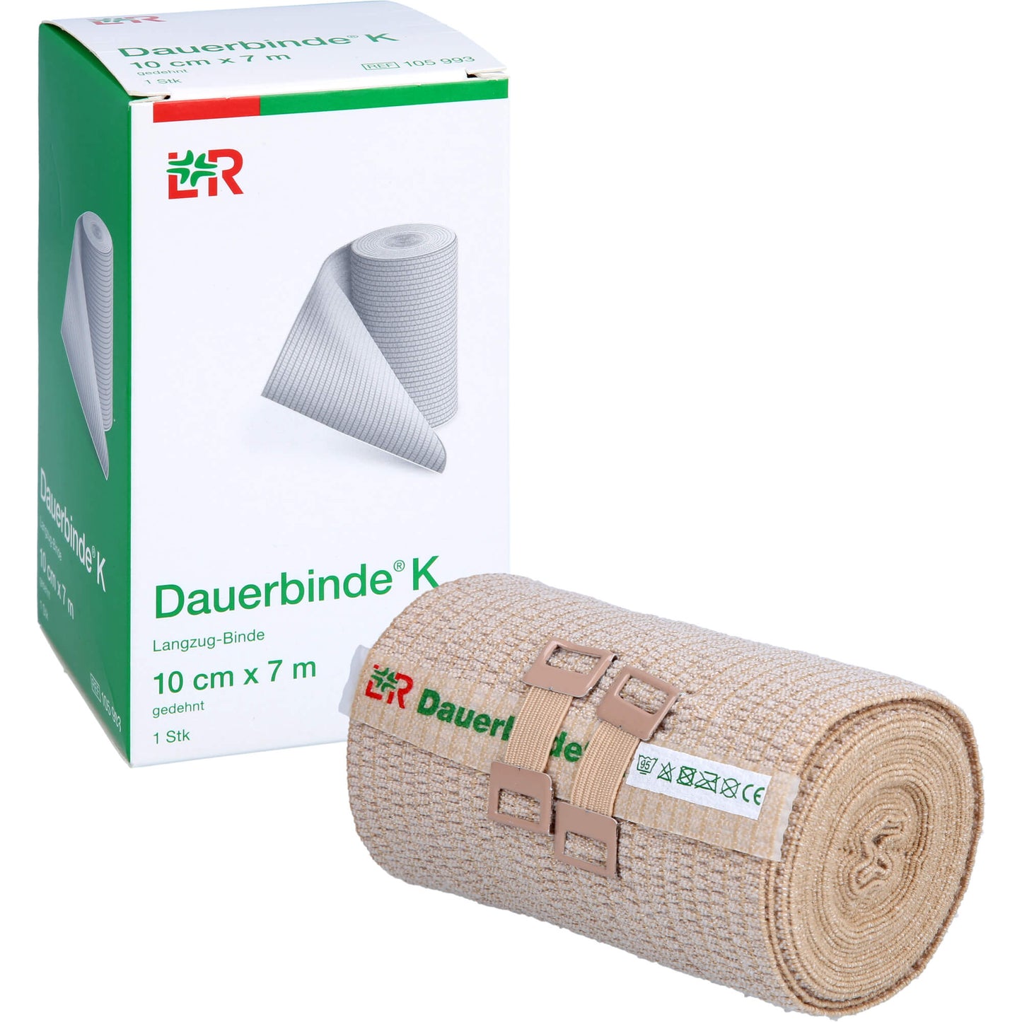 DAUERBINDE kräftig 10 cmx7 m 1 St