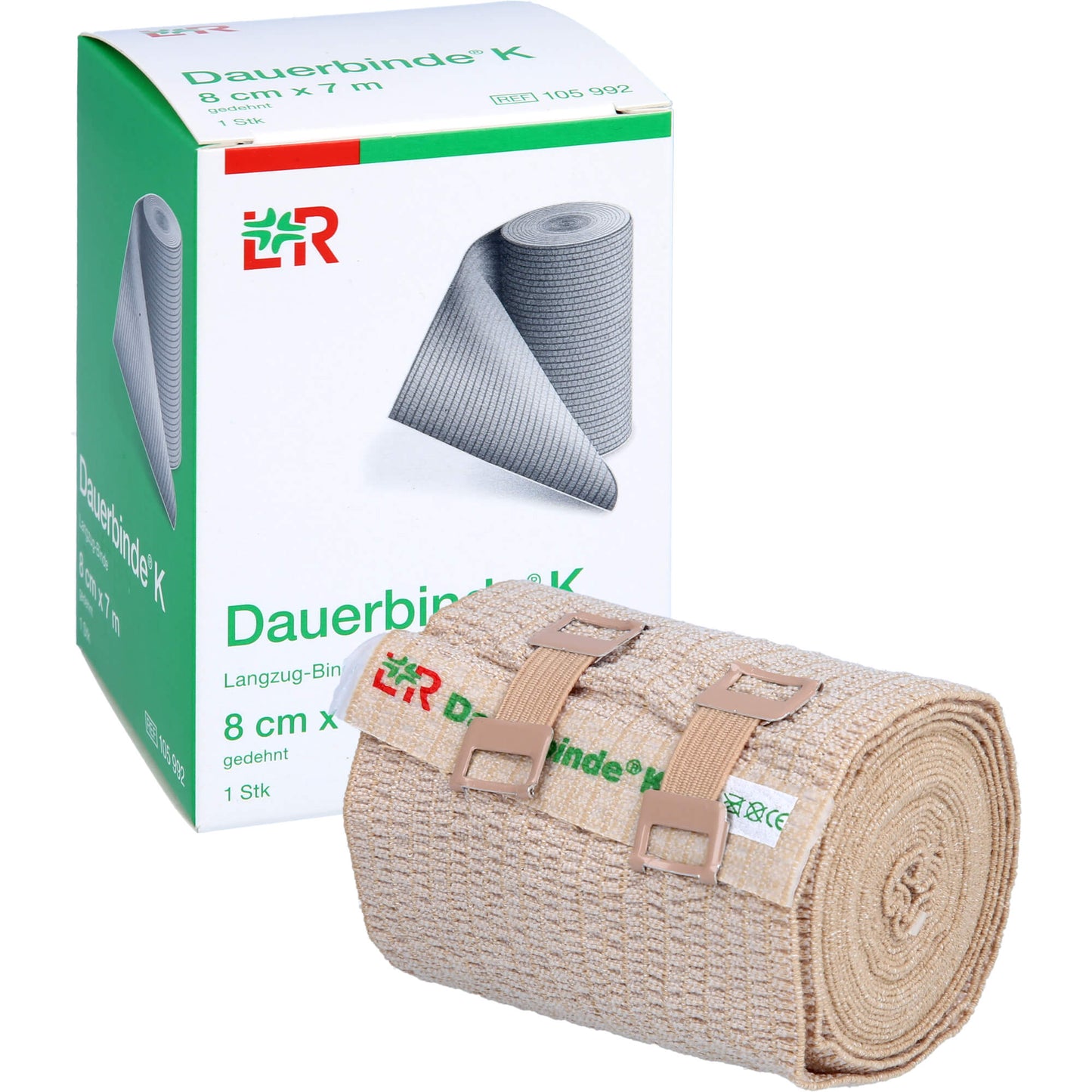 DAUERBINDE kräftig 8 cmx7 m 1 St