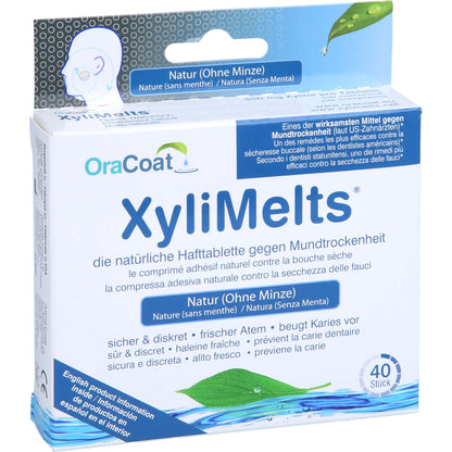 XYLIMELTS Hafttabletten ohne Minze OraCoat 40 St