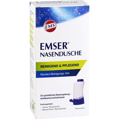 EMSER Nasendusche mit 4 Btl.Nasenspülsalz 1 St