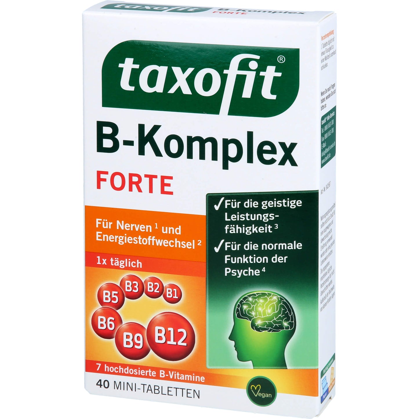 TAXOFIT B-Komplex Tabletten 40 St