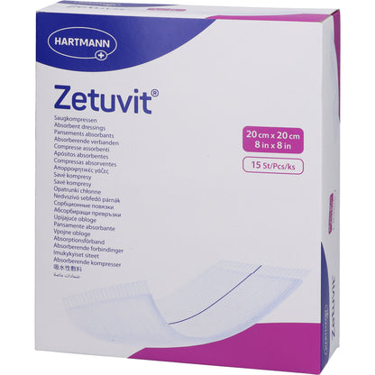 ZETUVIT Saugkompressen steril 20x20 cm 15 St