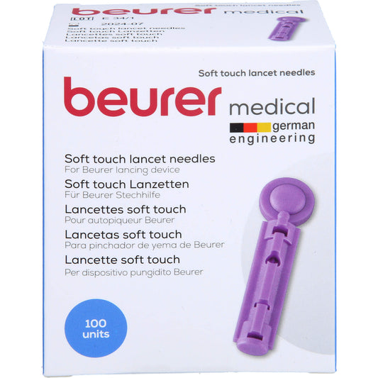 BEURER Lanzetten soft touch 33 G f.Blutzuck.Messg. 100 St