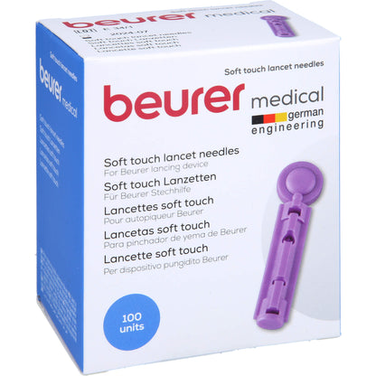 BEURER Lanzetten soft touch 33 G f.Blutzuck.Messg. 100 St