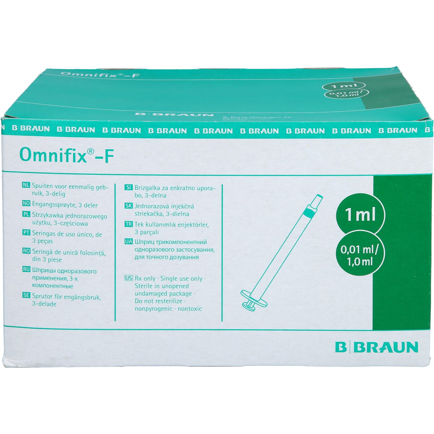OMNIFIX F Solo Spr.1 ml Luer-Lock Feindosierung 100 St