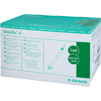 OMNIFIX F Solo Spr.1 ml Luer-Lock Feindosierung 100 St