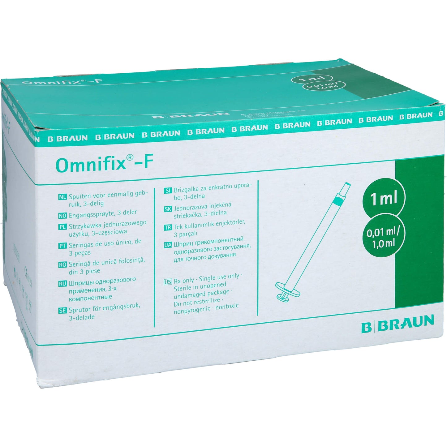 OMNIFIX F Solo Spr.1 ml Luer-Lock Feindosierung 100 St