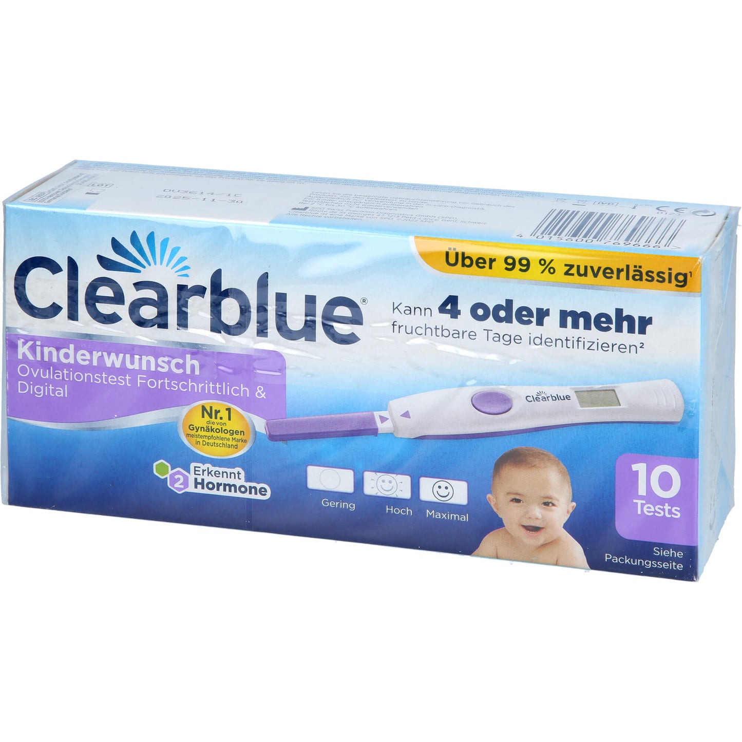 CLEARBLUE Ovulationstest fortschrittlich & digital 10 St