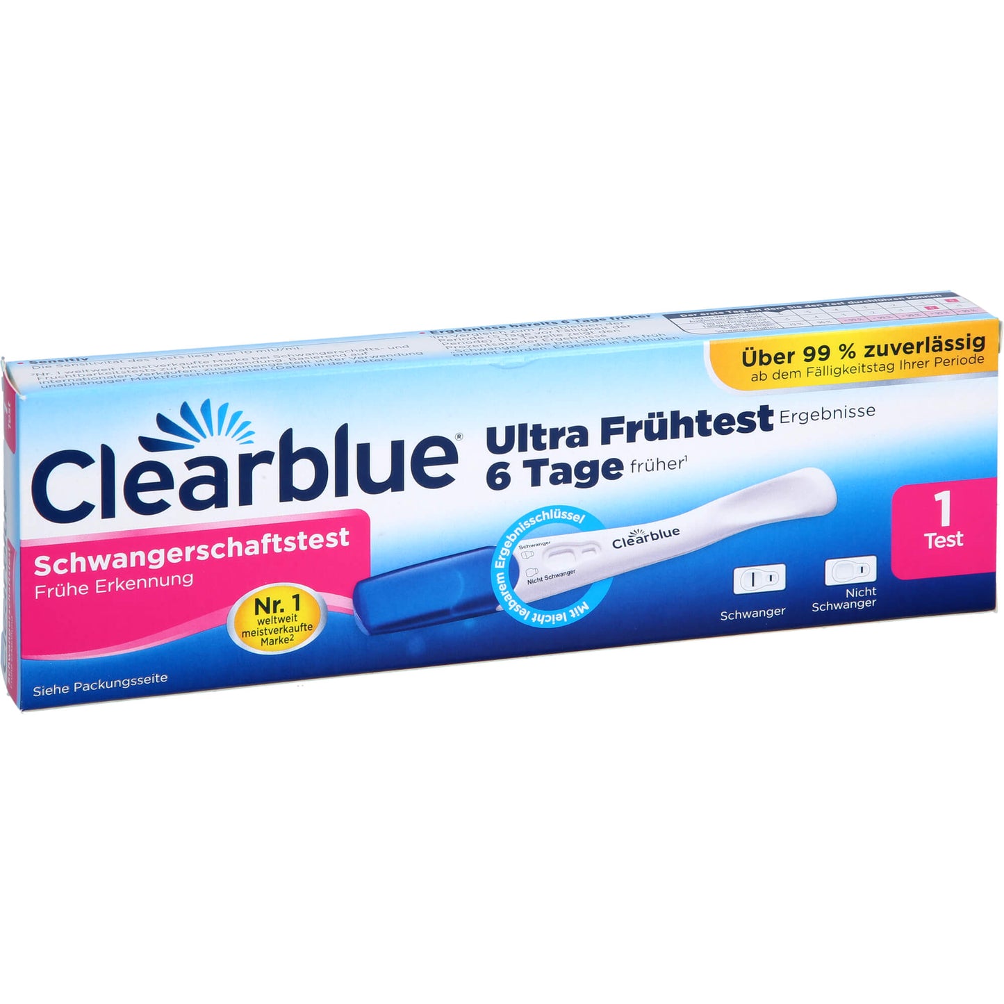 CLEARBLUE Schwangerschaftstest frühe Erkennung 1 St