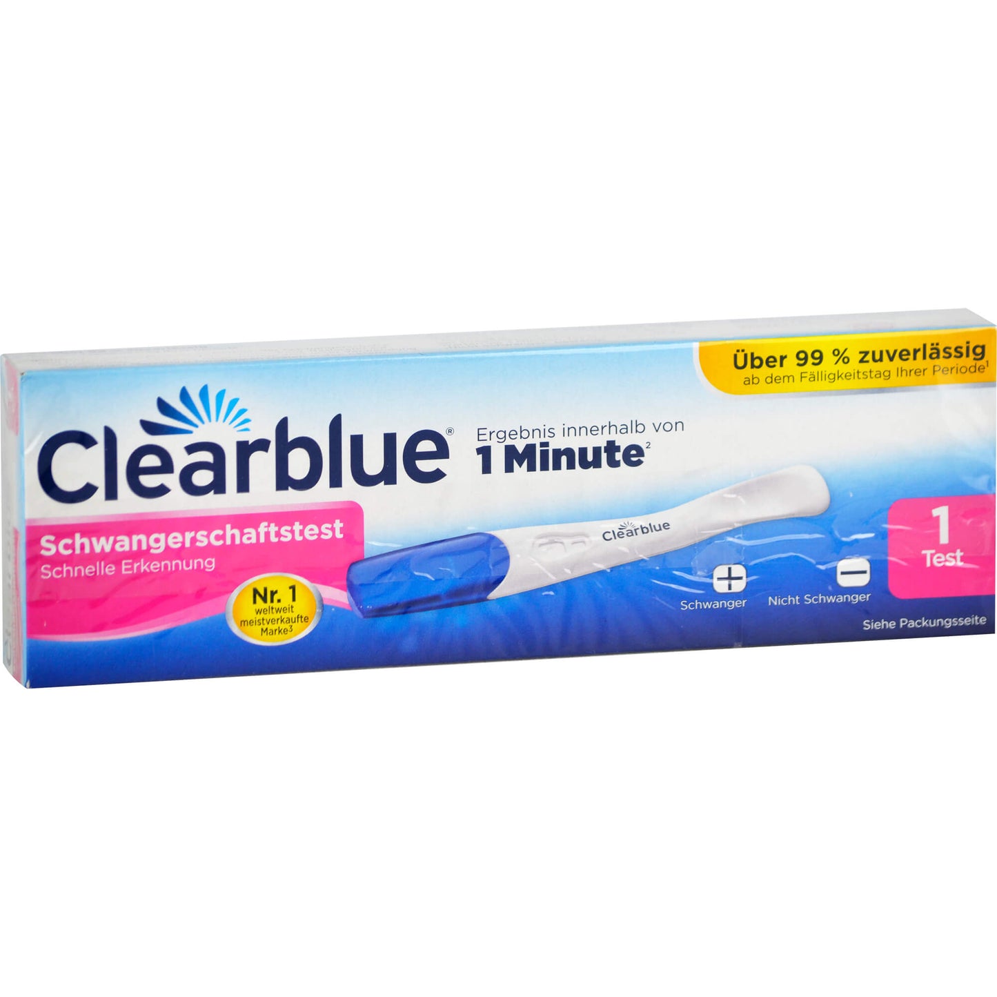 CLEARBLUE Schwangerschaftstest schnelle Erkennung 1 St