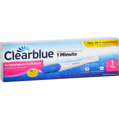 CLEARBLUE Schwangerschaftstest schnelle Erkennung 1 St