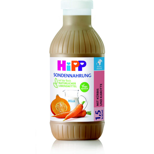 HIPP Sondennahrung Kürbis & Karotte KS.hochkalor. 12X500 ml