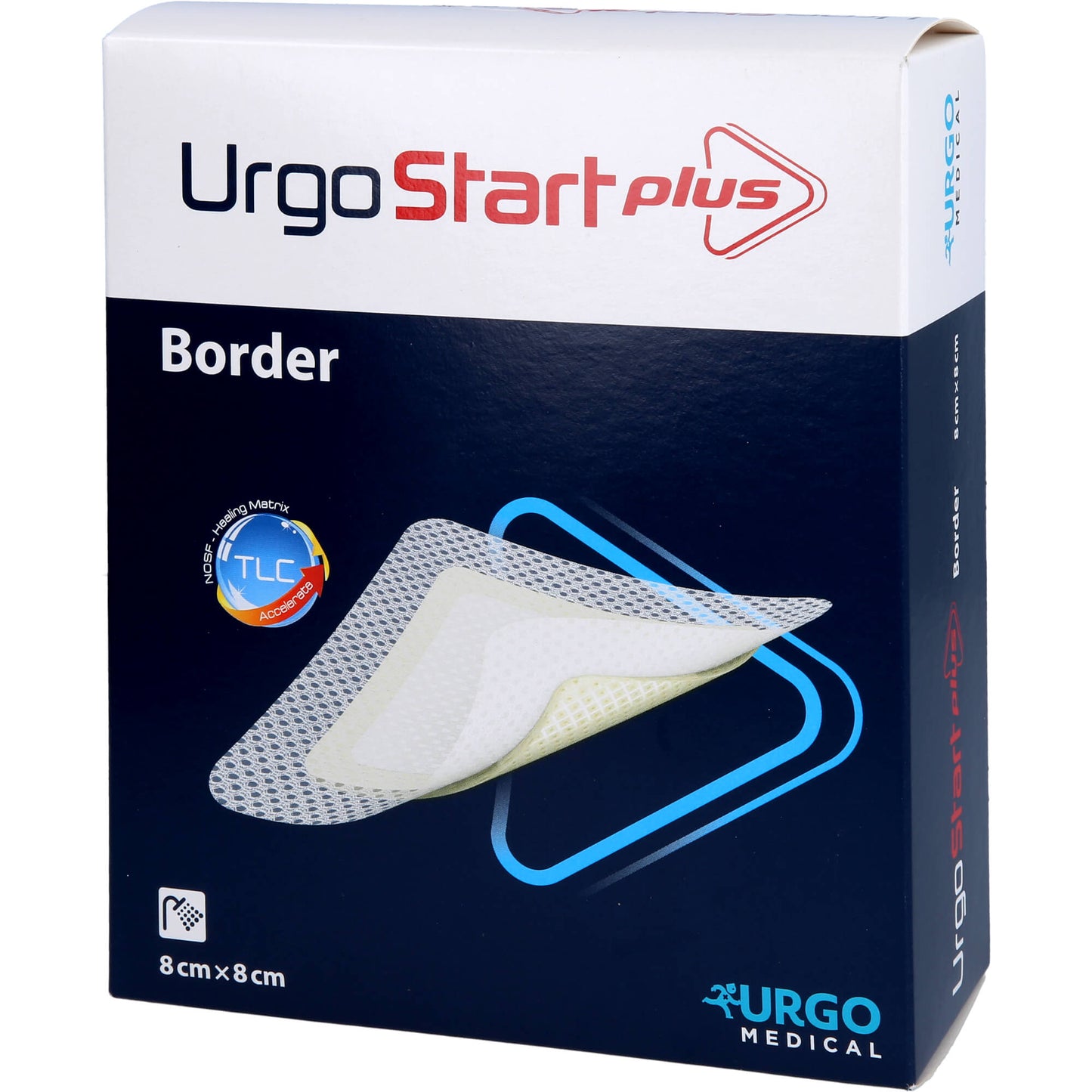 URGOSTART Plus Border 8x8 cm Wundverband 10 St