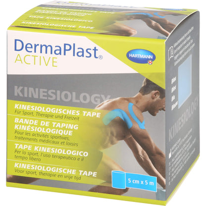 DERMAPLAST Active Kinesiology Tape 5 cmx5 m blau 1 St