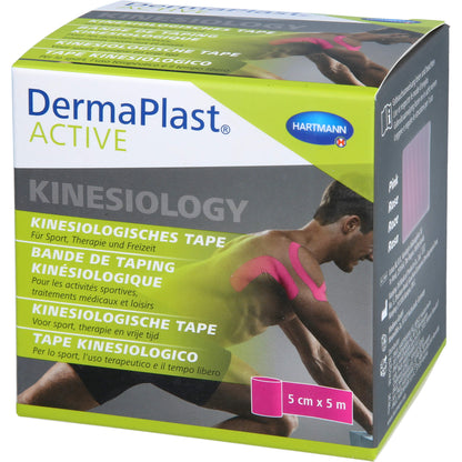 DERMAPLAST Active Kinesiology Tape 5 cmx5 m pink 1 St