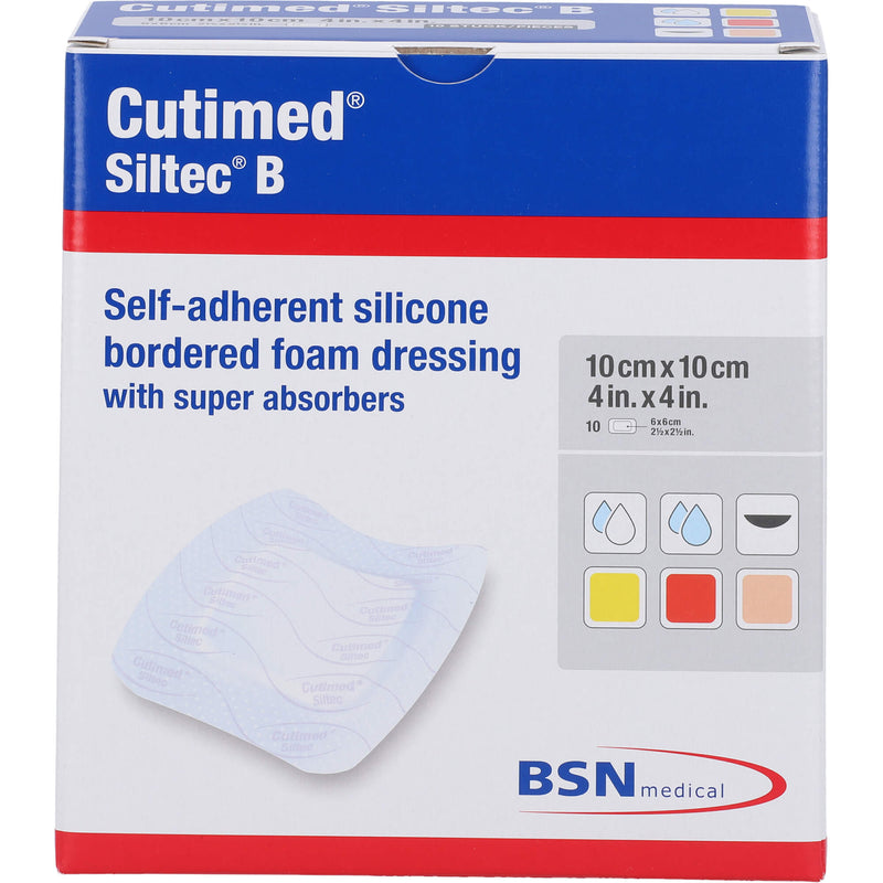 CUTIMED SILTEC B 10X10 CM 10 St