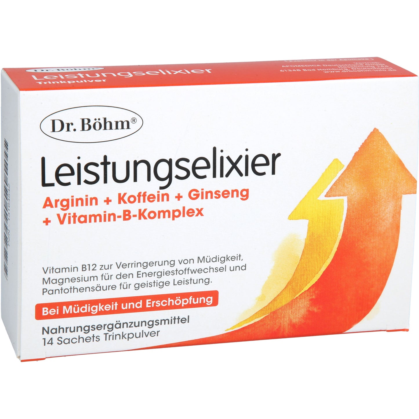 DR.BÖHM Leistungs-Elixier Brausegranulat 14 St