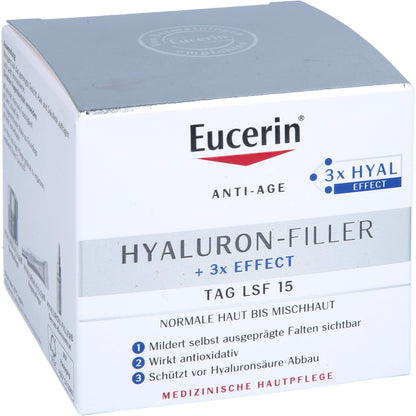 EUCERIN Anti-Age Hyaluron-Filler Tag norm.+Mischh. 50 ml