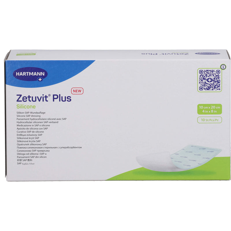 ZETUVIT PL SIL ST 10X20CM 10 St