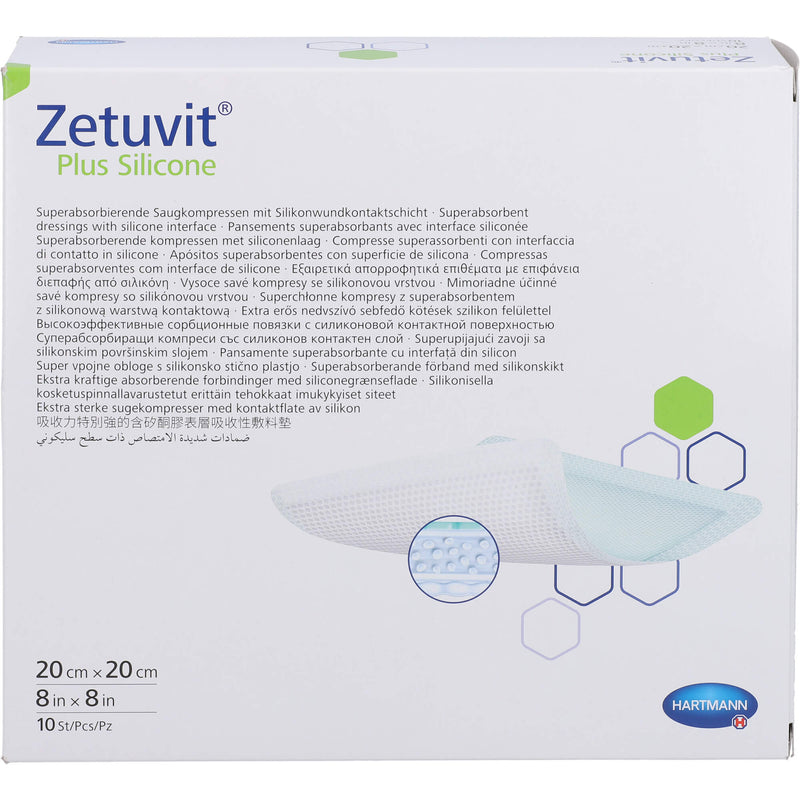 ZETUVIT PL SIL ST 20X20CM 10 St