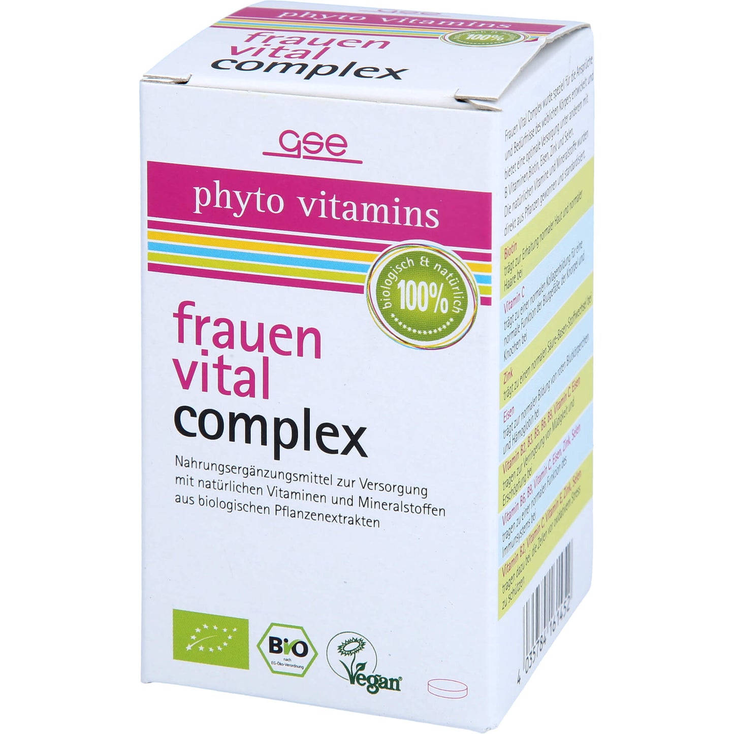 GSE Frauen Vital Complex Bio Tabletten 60 St