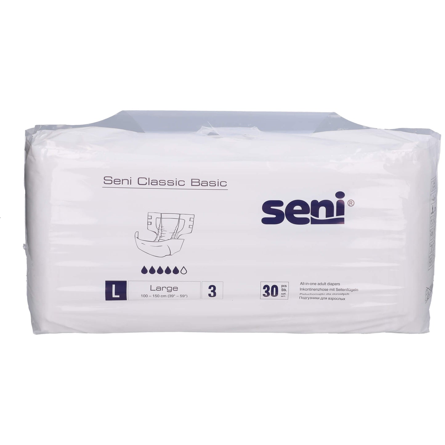 SENI Classic Basic Inkontinenzslip L 30 St