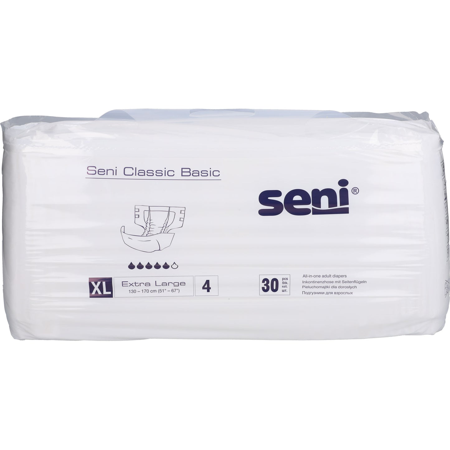 SENI Classic Basic Inkontinenzslip XL 30 St