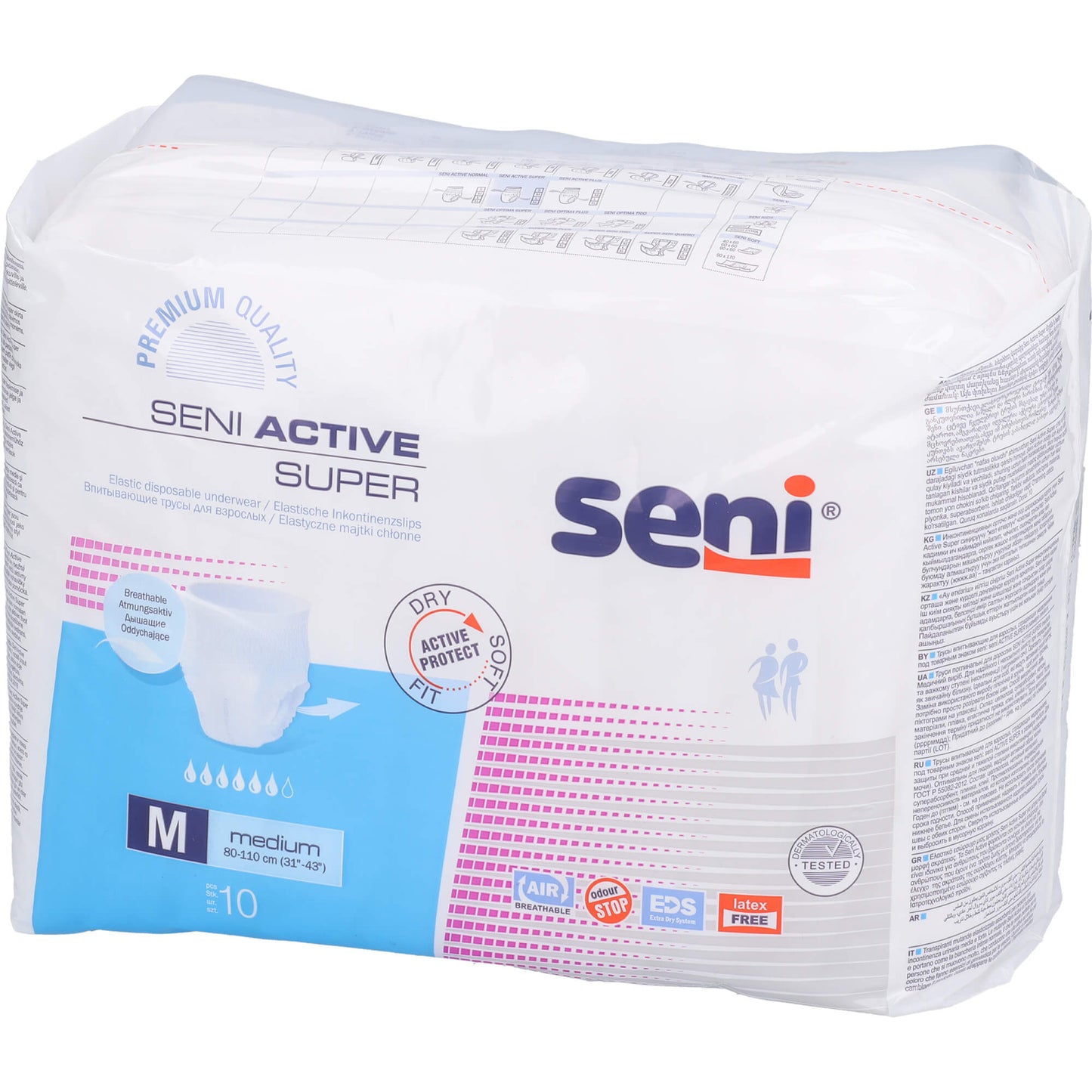 SENI Active Inkontinenzpants super M 10 St