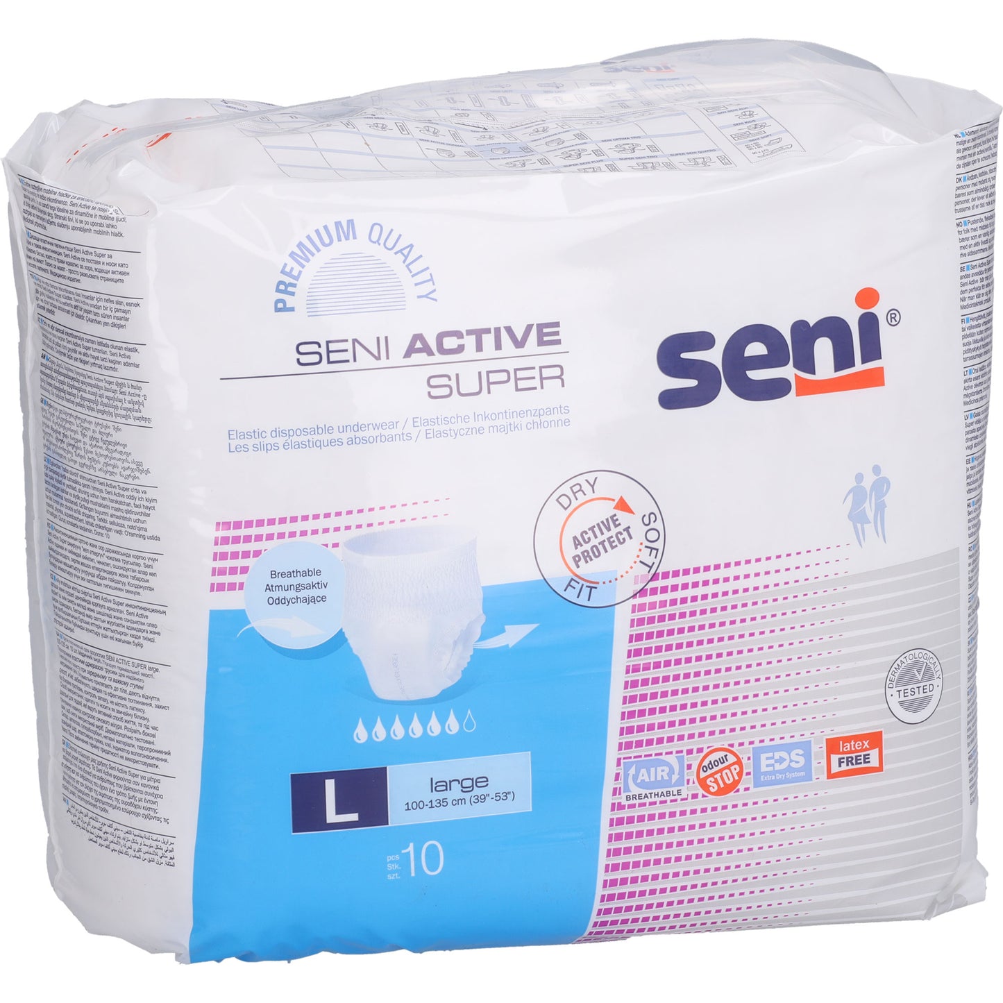SENI Active Inkontinenzpants super L 10 St
