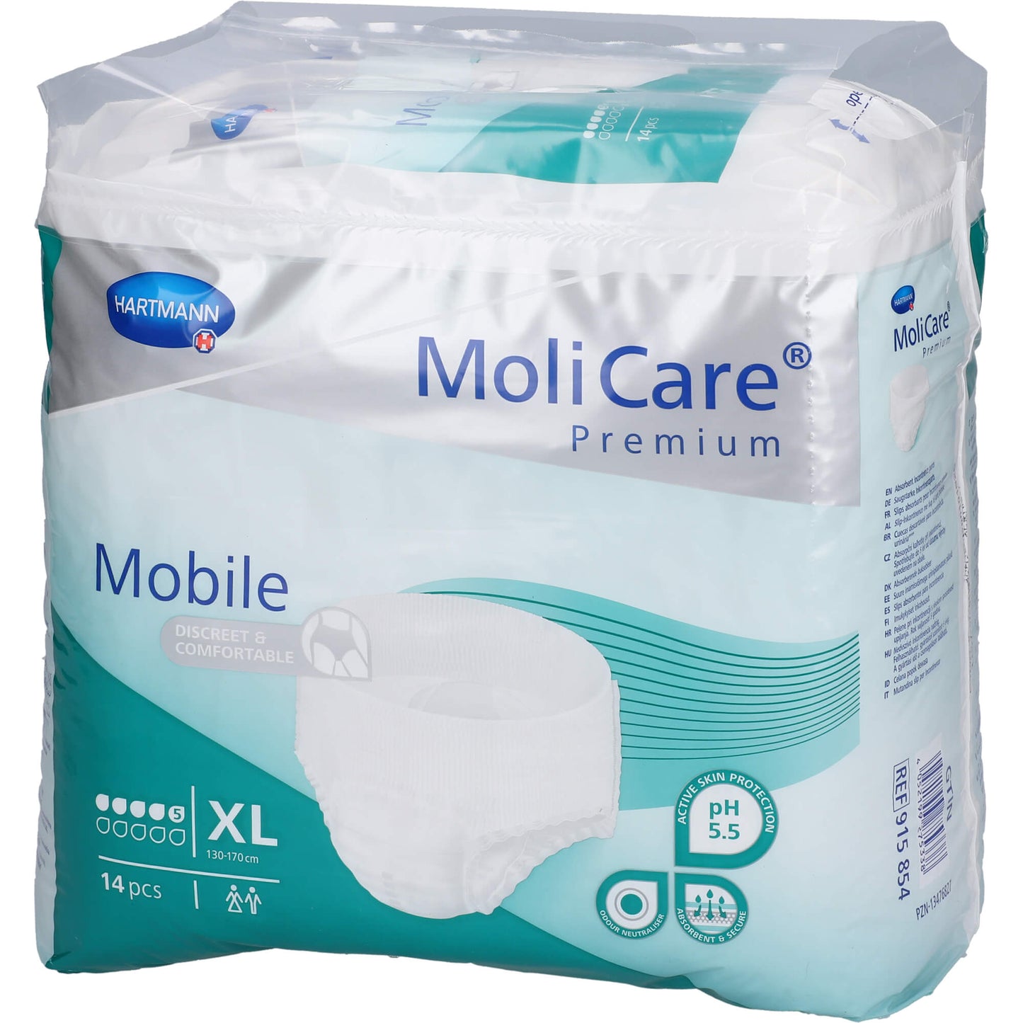 MOLICARE Premium Mobile 5 Tropfen Gr.XL 14 St