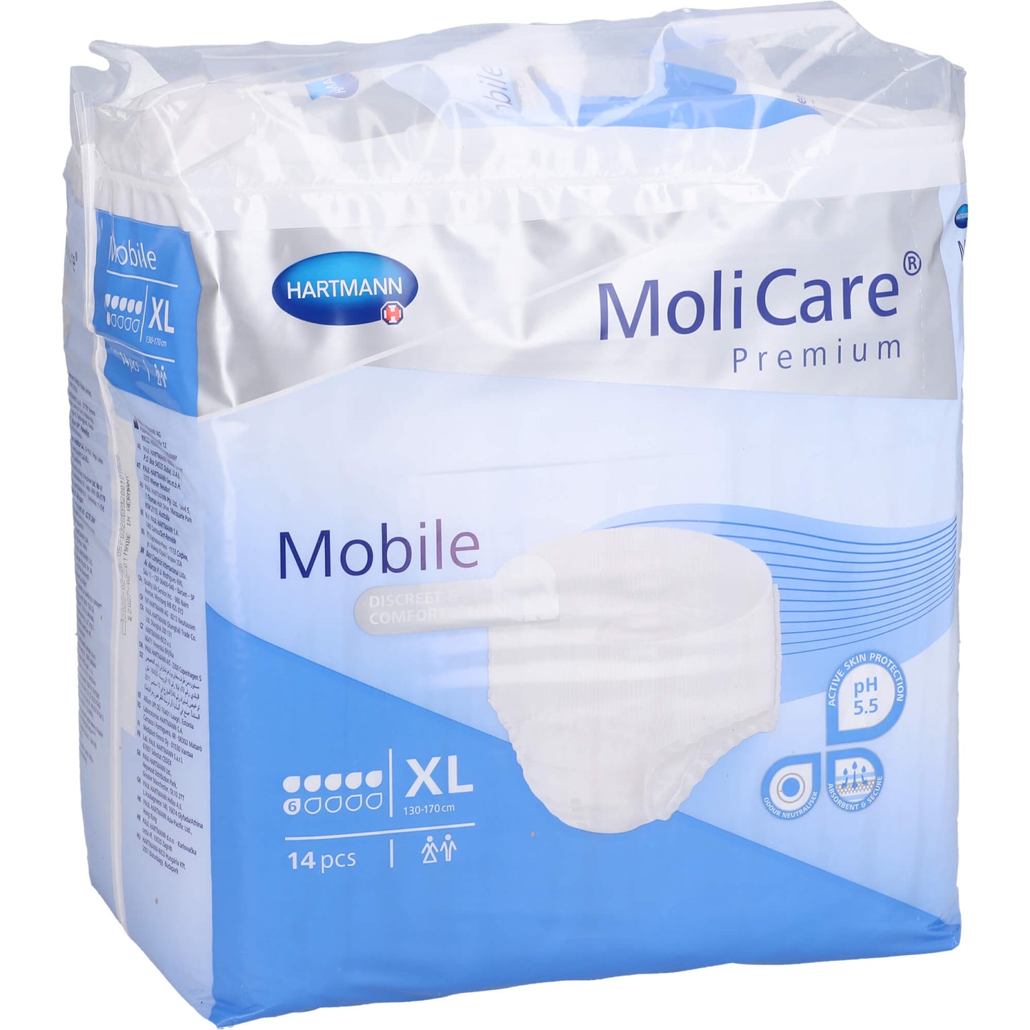 MOLICARE Premium Mobile 6 Tropfen Gr.XL 14 St
