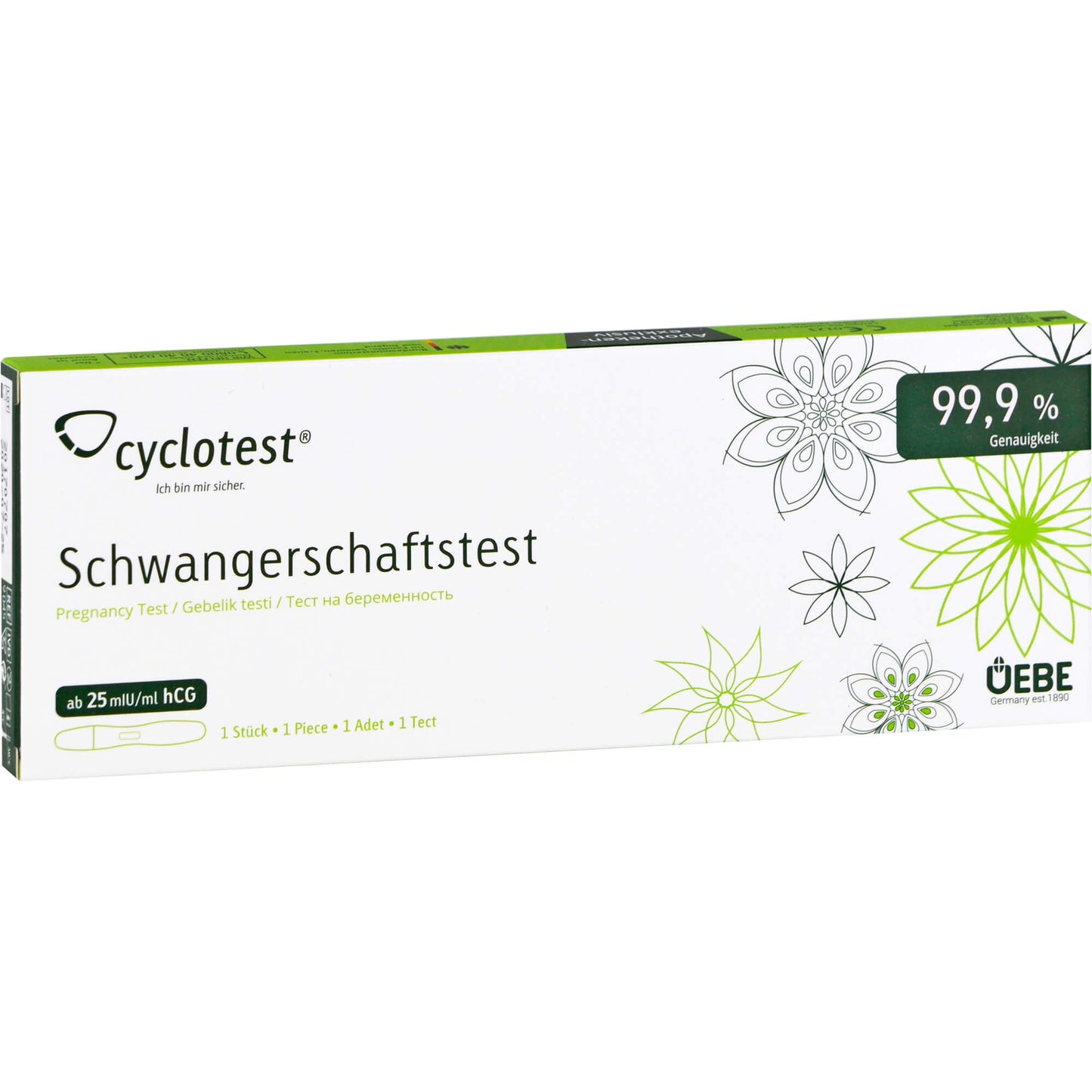 CYCLOTEST Schwangerschaftstest 25 mlU/ml Urin 1 St