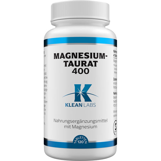 MAGNESIUMTAURAT 400 KLEAN LABS Tabletten 120 St