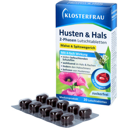 KLOSTERFRAU Husten & Hals Lutschtabletten 20 St