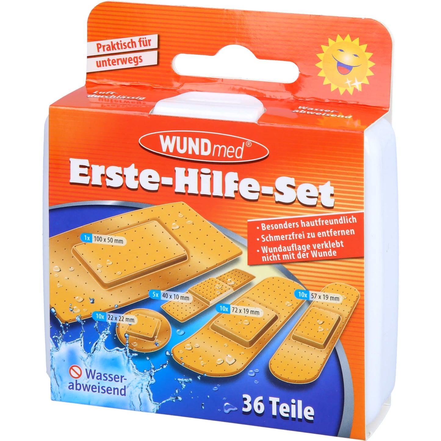 ERSTE HILFE-SET Pflaster 36 Teile 1 P