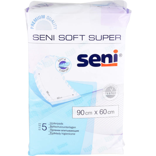 SENI Soft Super Bettschutzunterlage 60x90 cm 5 St