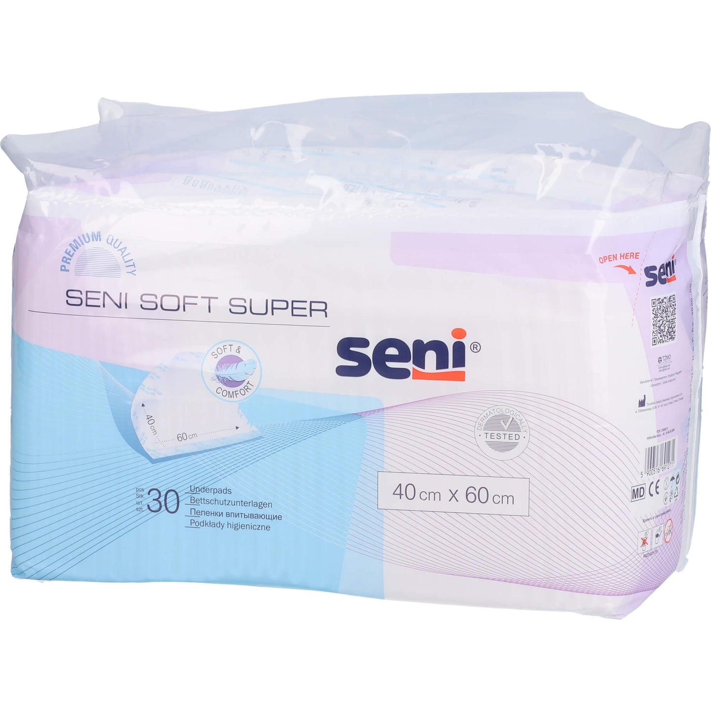 SENI Soft Super Bettschutzunterlage 40x60 cm 30 St