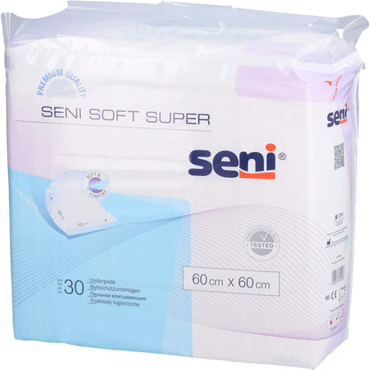 SENI Soft Super Bettschutzunterlage 60x60 cm 30 St