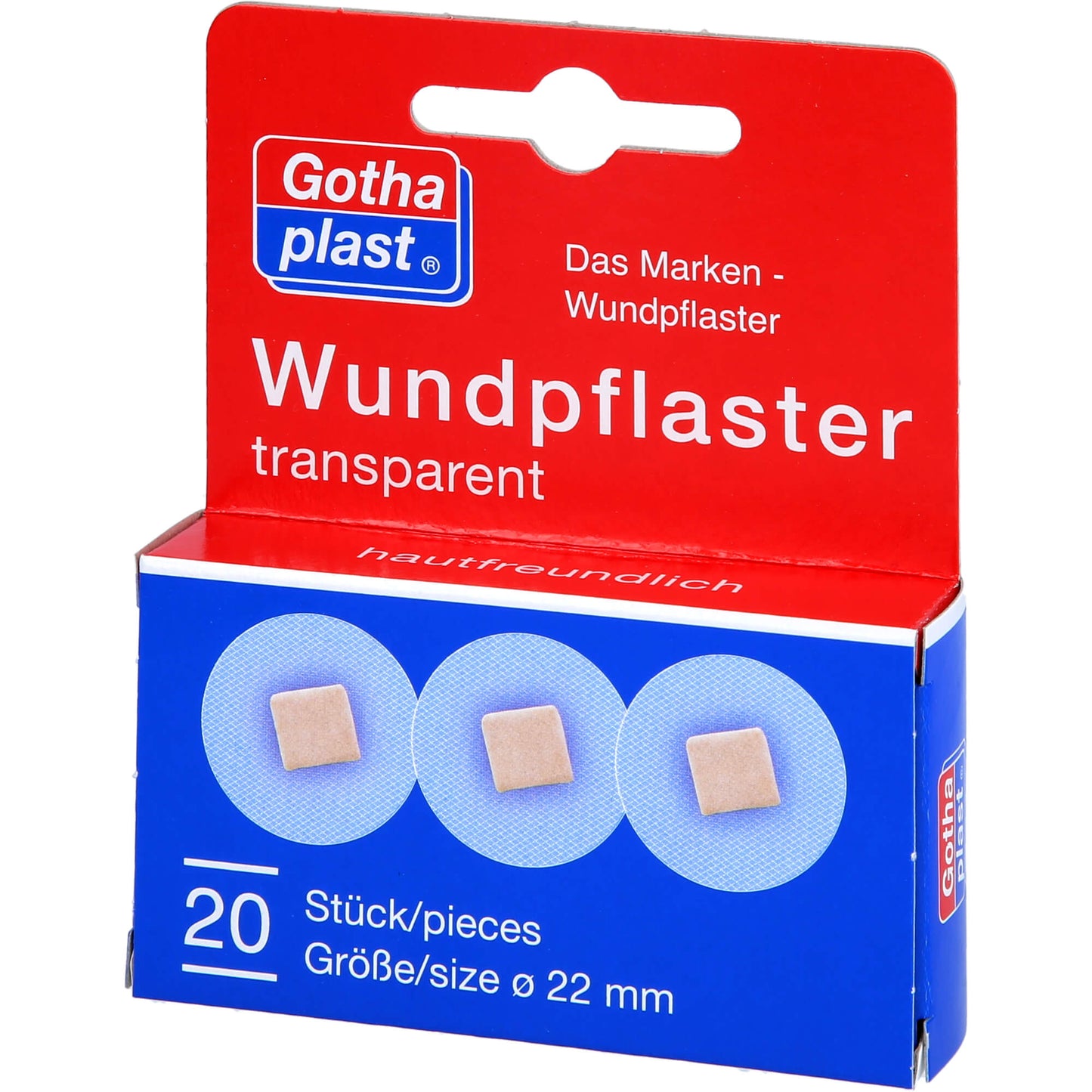 GOTHAPLAST Wundpflaster 2,2 cm transparent 20 St