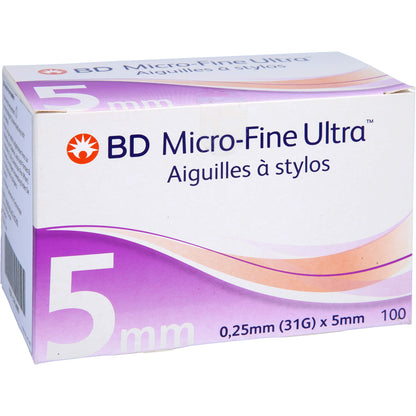 BD MICRO-FINE ULTRA Pen-Nadeln 0,25x5 mm 31 G 100 St