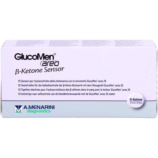 GLUCOMEN areo 2K ß-Ketone Sensor Teststreifen 10 St