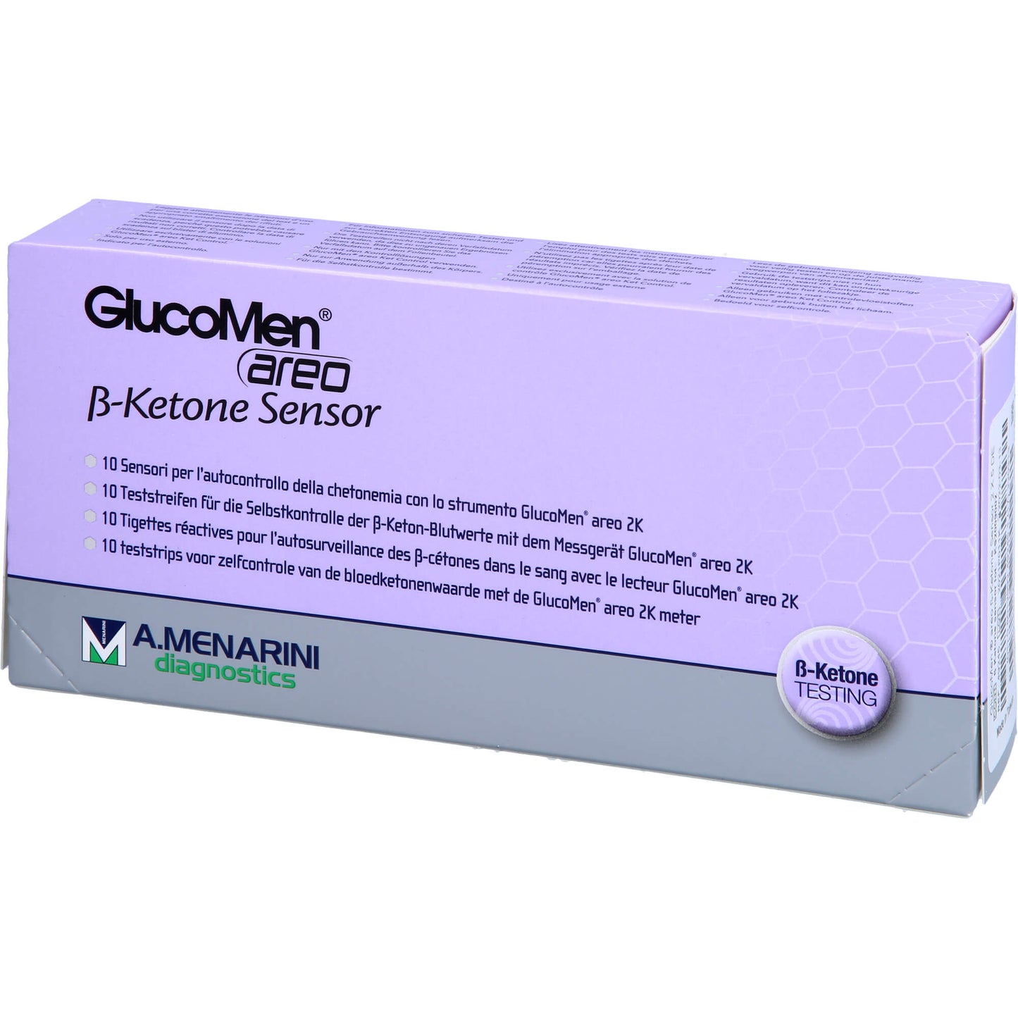GLUCOMEN areo 2K ß-Ketone Sensor Teststreifen 10 St