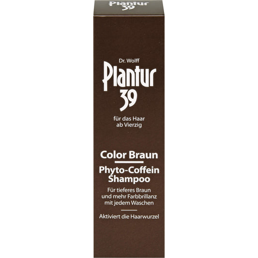 PLANTUR 39 Color Braun Phyto-Coffein-Shampoo 250 ml
