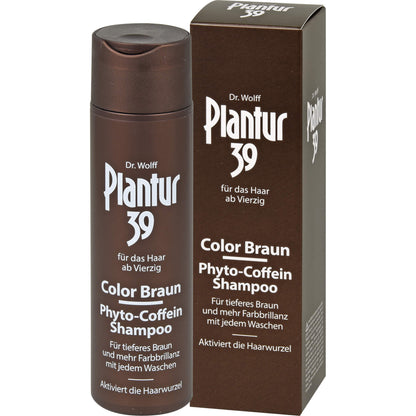 PLANTUR 39 Color Braun Phyto-Coffein-Shampoo 250 ml