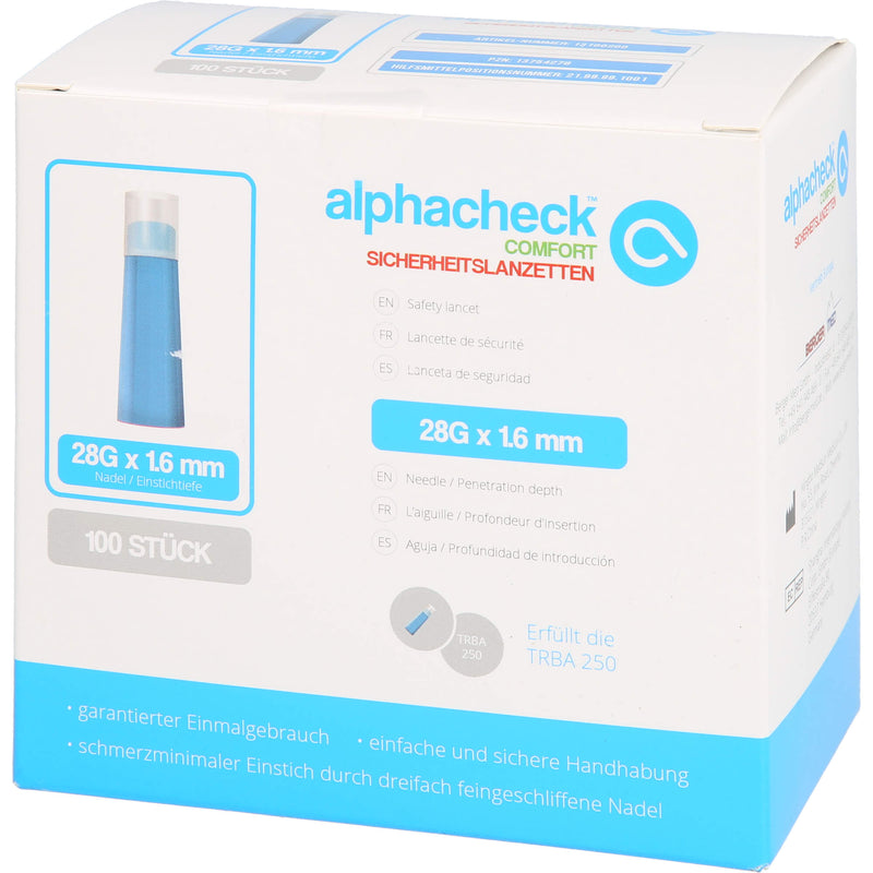 ALPHACHECK COM SICH 28G1.6 100 St